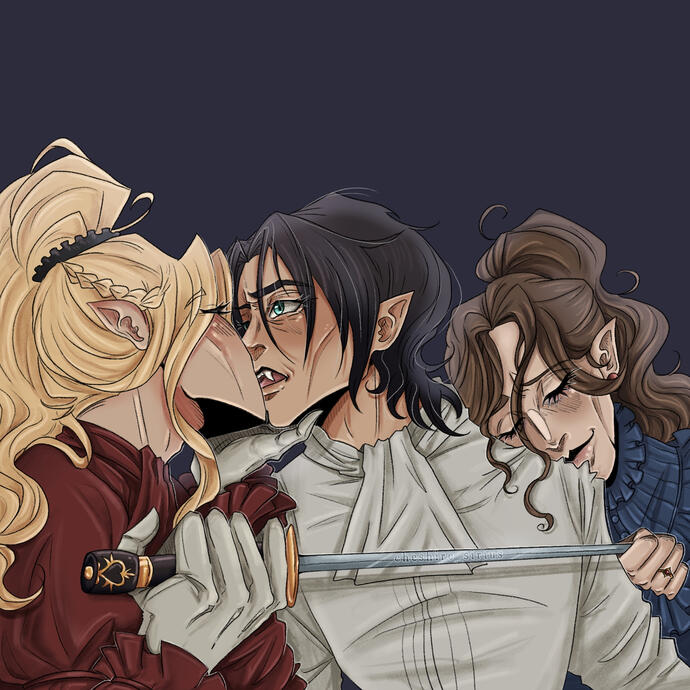 &quot;Grand Guignol&quot; True of Vamp fanart